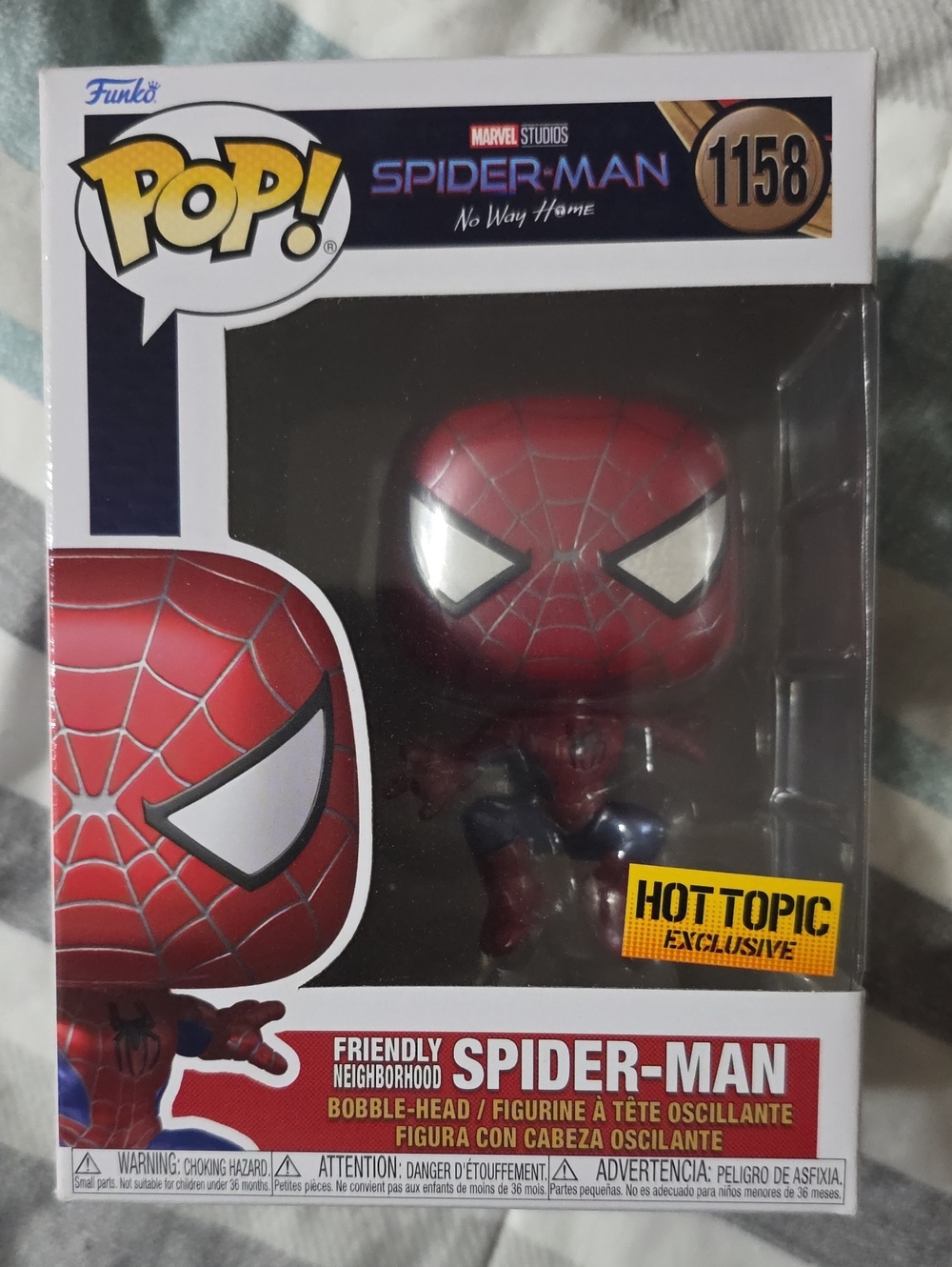 Funko Spider-Man Pop! Figure - Hot Topic Exclusive